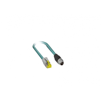 Кабель CBL-M12XMM8PRJ45-BK-100-IP67 Кабель CBL-M12XMM8PRJ45-BK-100-IP67